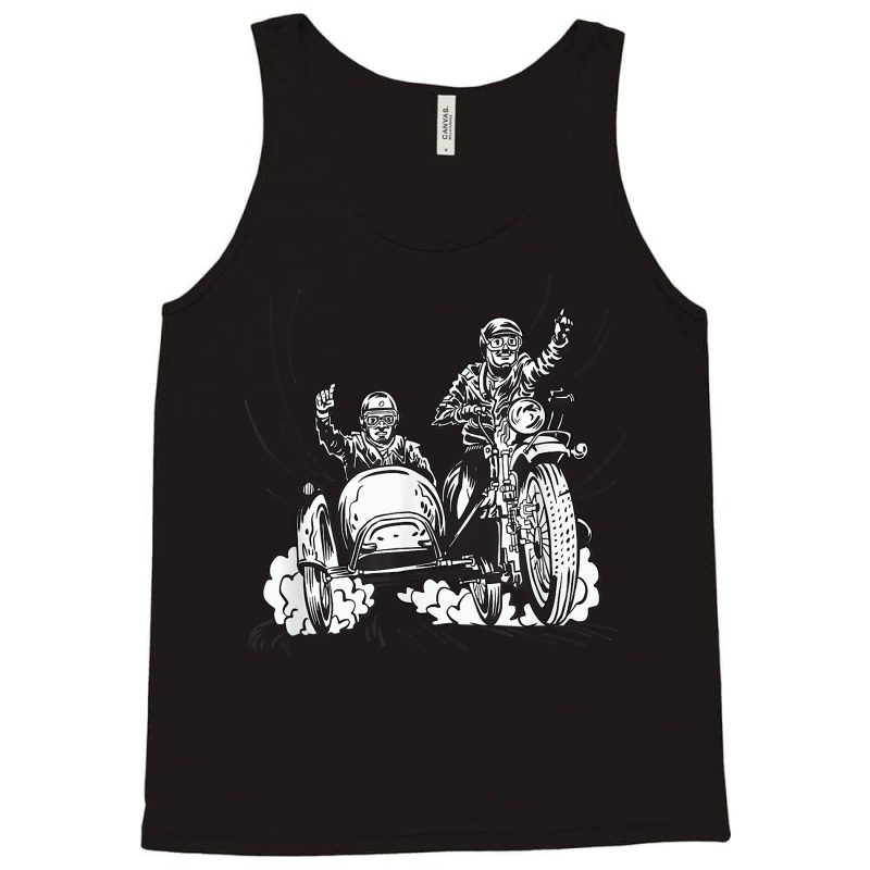 Motorcycle Sidecar Fans Motorcyclists T Shirt Tank Top by vaesifoxidy | Artistshot