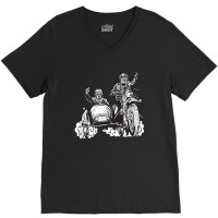 Motorcycle Sidecar Fans Motorcyclists T Shirt V-neck Tee | Artistshot