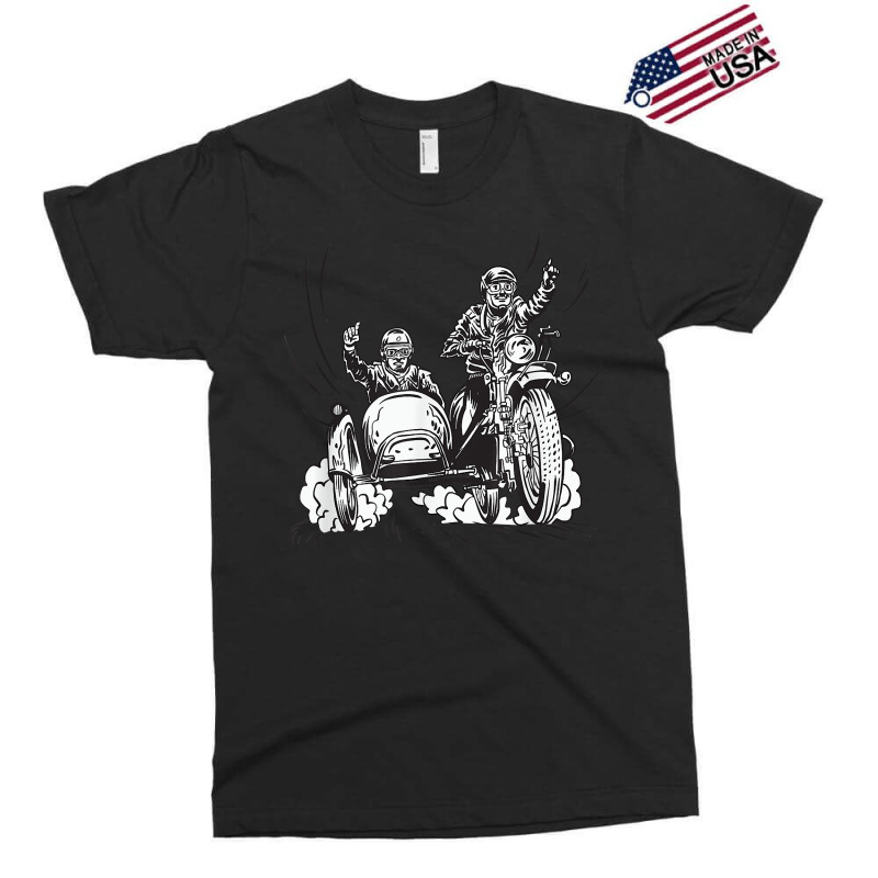 Motorcycle Sidecar Fans Motorcyclists T Shirt Exclusive T-shirt by vaesifoxidy | Artistshot