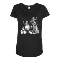 Motorcycle Sidecar Fans Motorcyclists T Shirt Maternity Scoop Neck T-shirt | Artistshot