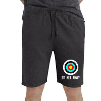 I'd Hit That Archery Shooting Target Funny Vintage Short | Artistshot