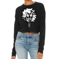 Playing  Skull Witch For Mens Womens Cropped Sweater | Artistshot