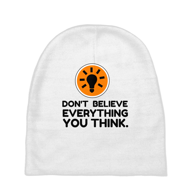 Believe Think Baby Beanies | Artistshot