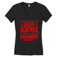 Inability To Grasp Science Women's V-neck T-shirt | Artistshot