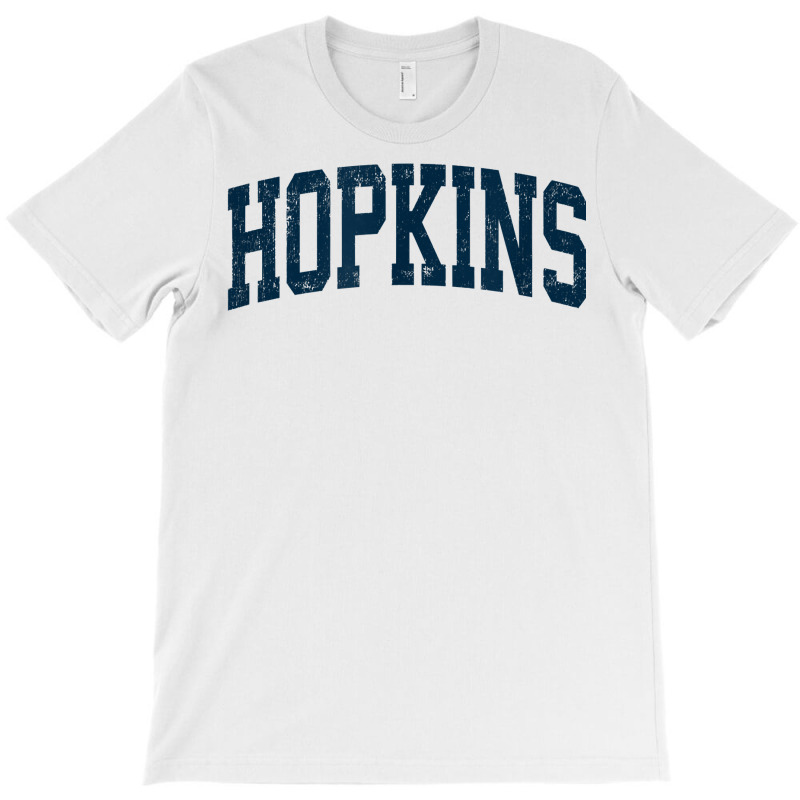 Hopkins Minnesota Mn Vintage Athletic Sports Navy Design T Shirt T-shirt | Artistshot