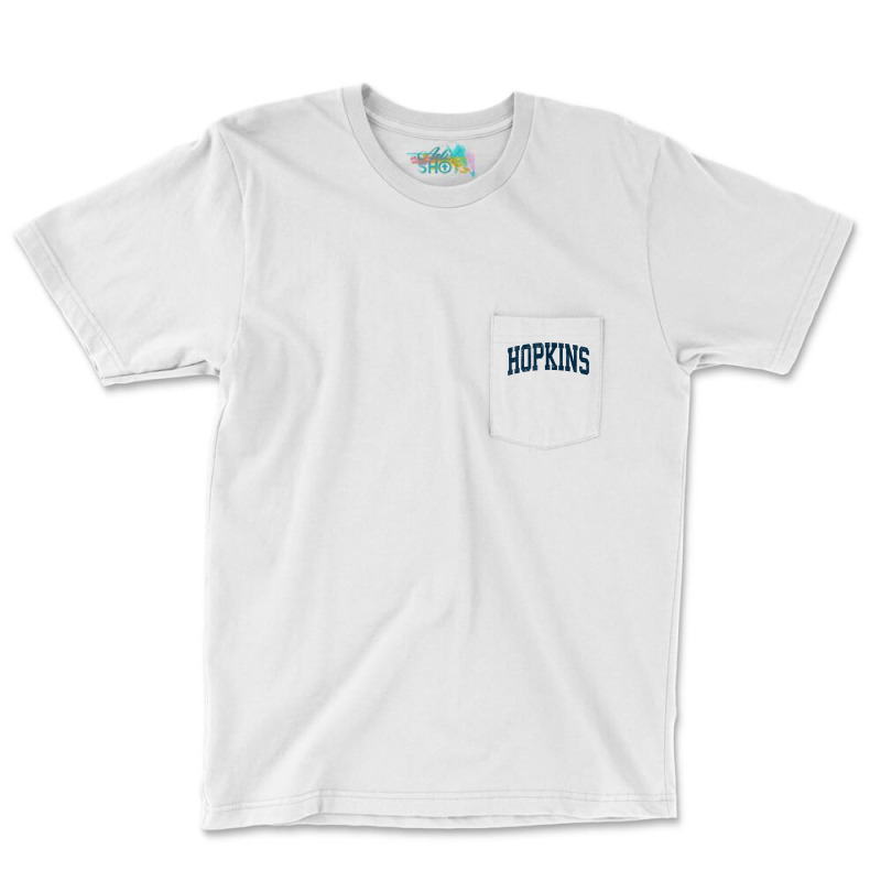 Hopkins Minnesota Mn Vintage Athletic Sports Navy Design T Shirt Pocket T-shirt | Artistshot