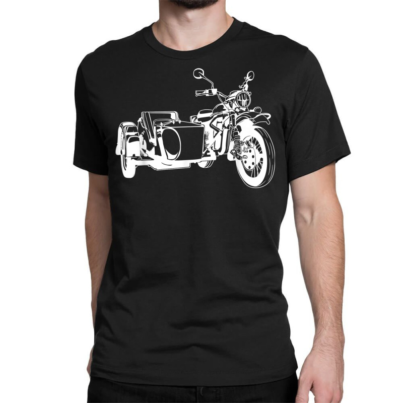 Sidecar Motorcycle  Vintage 3 Wheel Motorbike Tee T Shirt Classic T-shirt by mantewipuortog | Artistshot