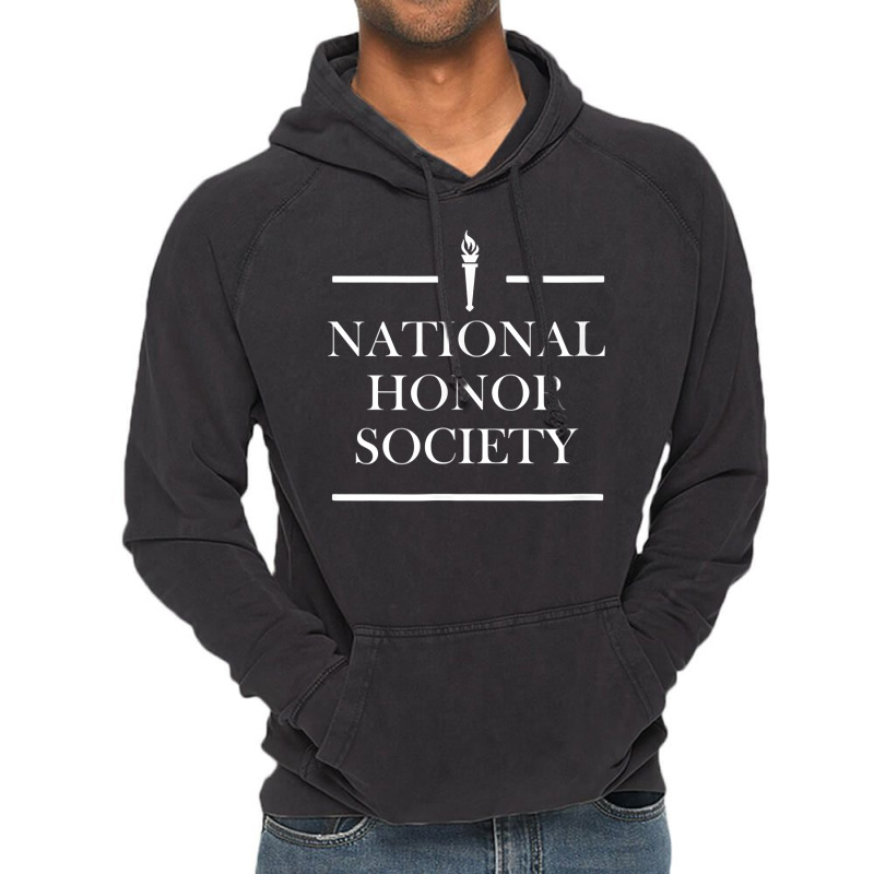 National Honor Society Torch Vintage Hoodie | Artistshot