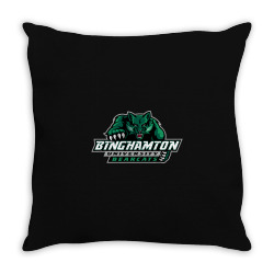 b1nghamton bearcats Throw Pillow | Artistshot