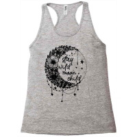 Stay Wild Flower Child Crescent Moon Hippie T Shirt Racerback Tank | Artistshot