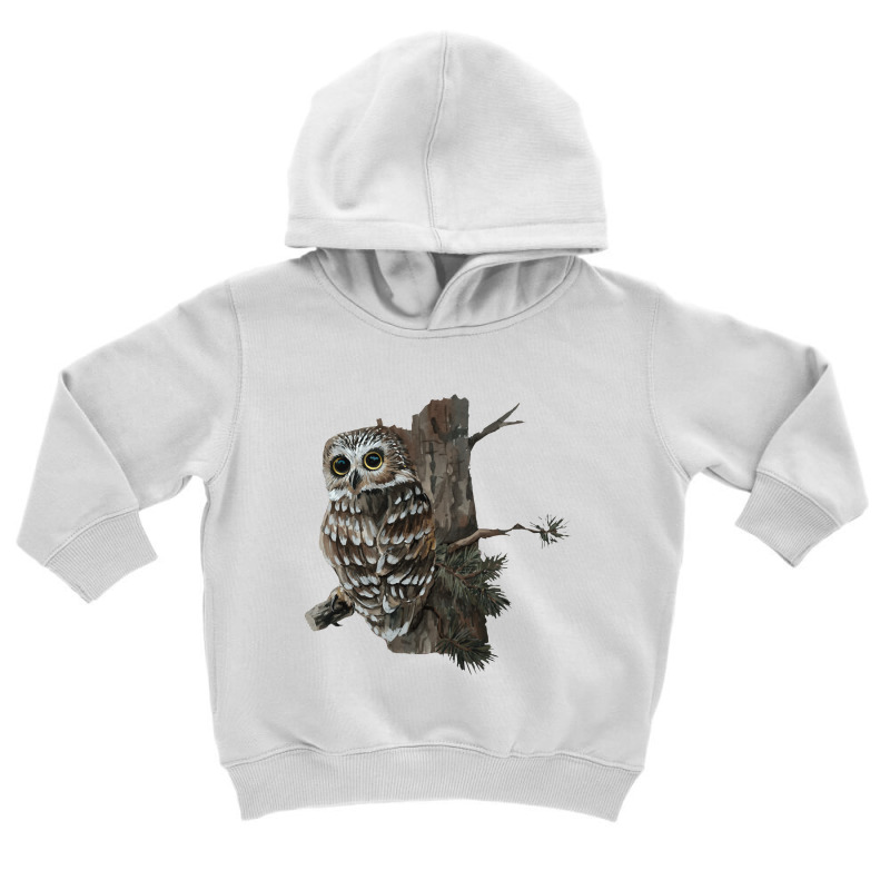 Owl Forest Toddler Hoodie by cm-arts | Artistshot