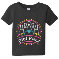 Pin Pals, Simpsons Bowling Team, Distressed   Simpsons Baby Tee | Artistshot