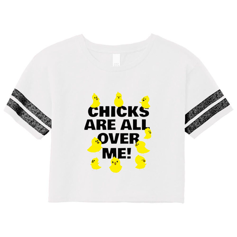 Chicks Are All Over Scorecard Crop Tee by andreagarciaillustration | Artistshot