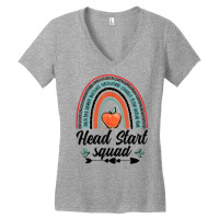 Back To School Head Start Squad Homeschool Headstart Teacher T Shirt Women's V-neck T-shirt | Artistshot