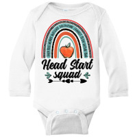 Back To School Head Start Squad Homeschool Headstart Teacher T Shirt Long Sleeve Baby Bodysuit | Artistshot