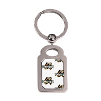 Berlin Thunder Silver Rectangle Keychain | Artistshot