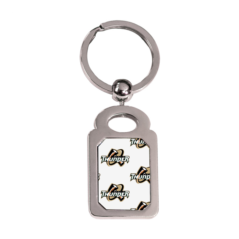 Berlin Thunder Silver Rectangle Keychain | Artistshot