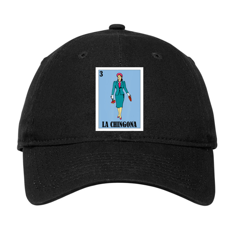 La Chingona Lottery Adjustable Cap by ardylanda | Artistshot