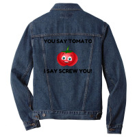 Say Tomato Men Denim Jacket | Artistshot