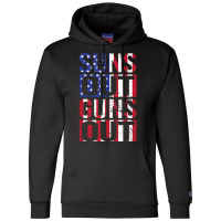 Suns Out Guns Out Funny Fourth Of July Muscles Champion Hoodie | Artistshot