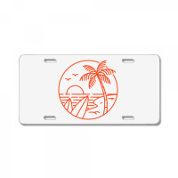 Summer Vibes California Beach License Plate | Artistshot