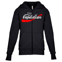 Enjoy Capitalism For American Entrepreneur T Shirt Youth Zipper Hoodie | Artistshot