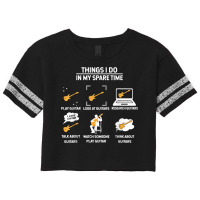 Epiphone Guitar Tee Guitar Things I Do In My Spare Time T Shirt Scorecard Crop Tee | Artistshot