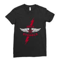 Iggy And The Stooges Lightning Bolt Officially Licensed Ladies Fitted T-shirt | Artistshot