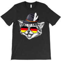 Cute Cat German Flag Oktoberfest Pride Germany Festival T-shirt | Artistshot