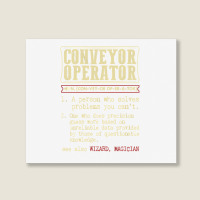 Conveyor Operator Dictionary Term Landscape Canvas Print | Artistshot