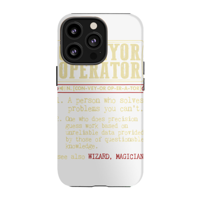 Conveyor Operator Dictionary Term Iphone 13 Pro Case | Artistshot