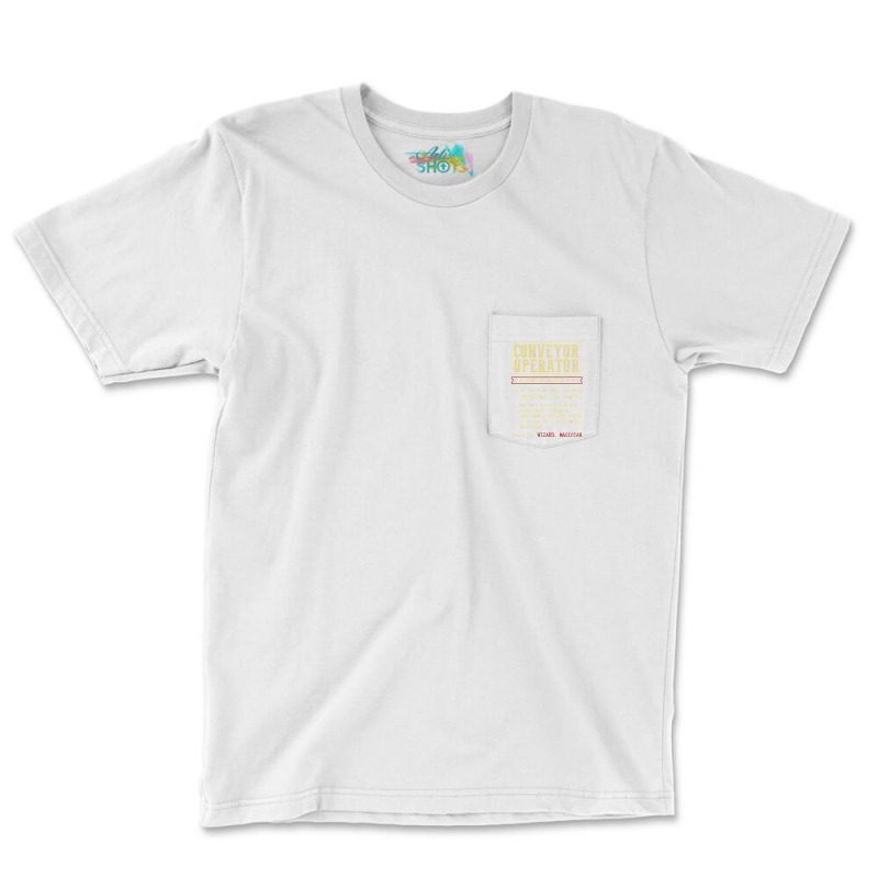 Conveyor Operator Dictionary Term Pocket T-shirt | Artistshot