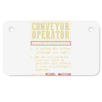 Conveyor Operator Dictionary Term Motorcycle License Plate | Artistshot