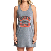 Red's Auto Parts From Roadhouse, Weathered Board Distressed   Roadhous Tank Dress | Artistshot