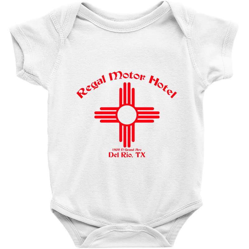 Regal Motor Hotel From No Country For Old Men Baby Bodysuit by sunlightafterdark | Artistshot