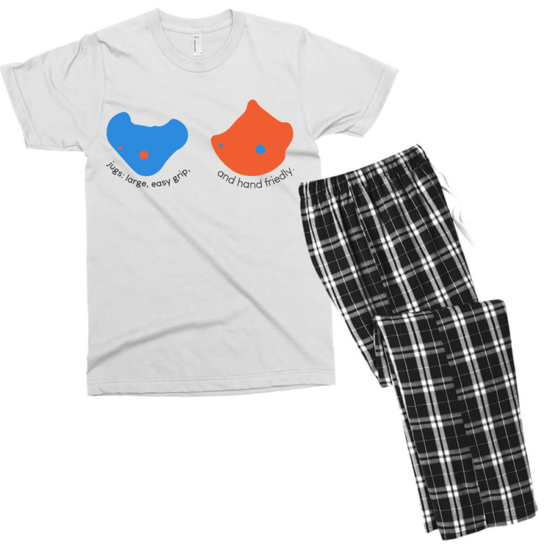 Rock Climbing Jugs Men's T-shirt Pajama Set | Artistshot