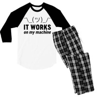 It Works On My Machine Men's 3/4 Sleeve Pajama Set | Artistshot