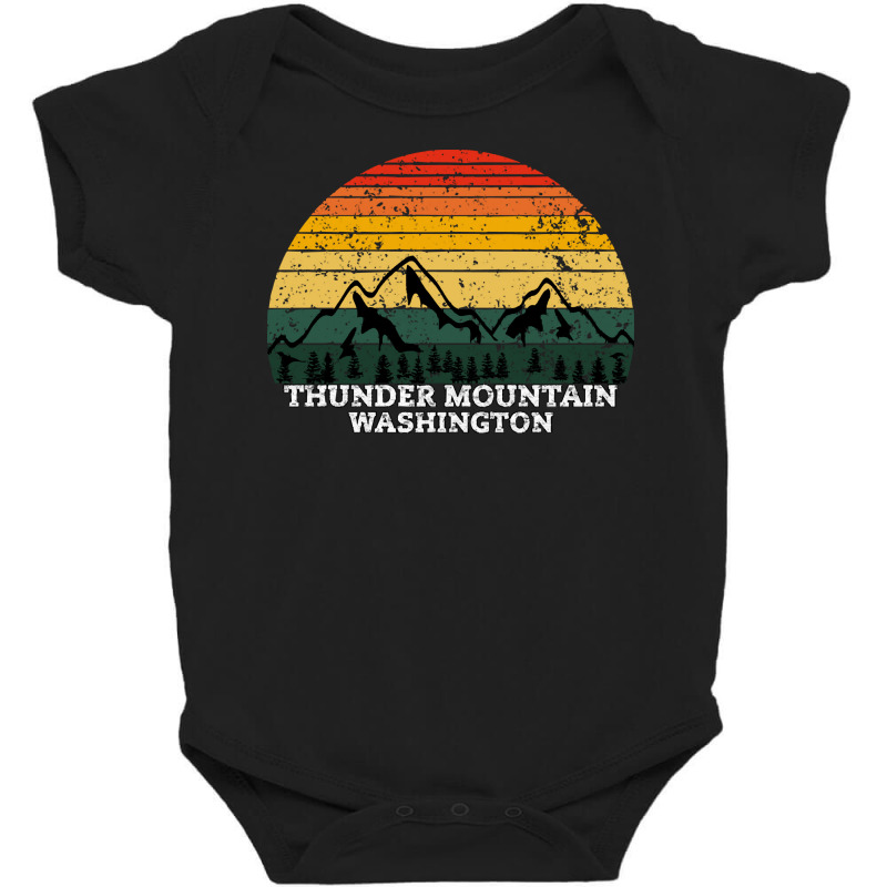 Thunder Mountain T  Shirt Thunder Mountain Washington T  Shirt Baby Bodysuit | Artistshot