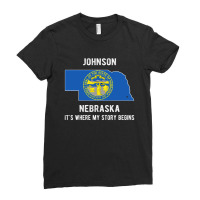 Johnson It's Where My Story Begins Ladies Fitted T-shirt | Artistshot