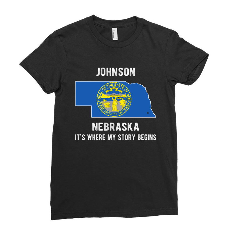 Johnson It's Where My Story Begins Ladies Fitted T-Shirt by thanchashop | Artistshot