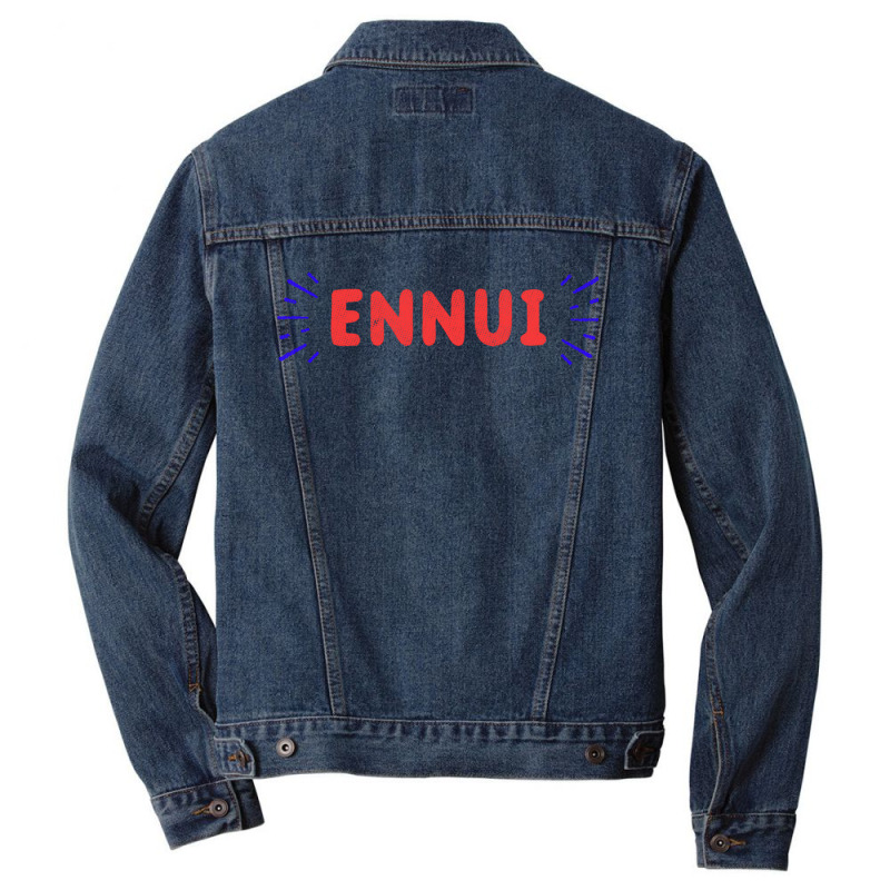 Ennui Nihilist  Nihilism Men Denim Jacket by cm-arts | Artistshot