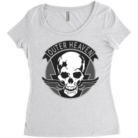 Metal Gear Solid Outer Heaven Women's Triblend Scoop T-shirt | Artistshot