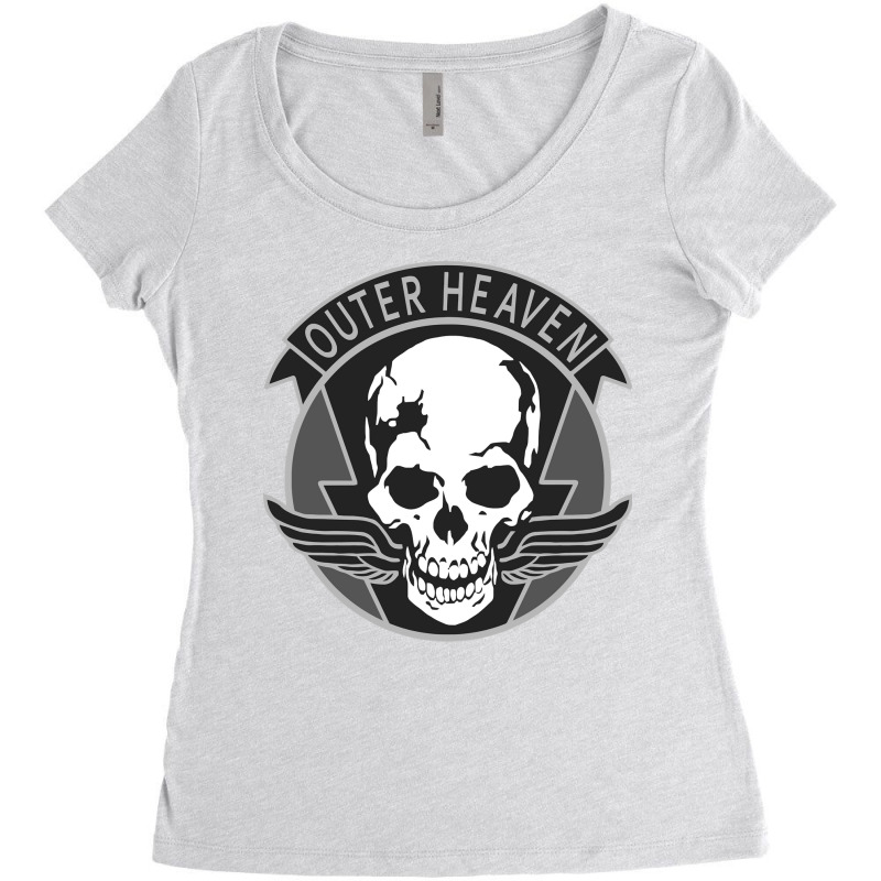 Metal Gear Solid Outer Heaven Women's Triblend Scoop T-shirt by cm-arts | Artistshot