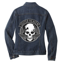 Metal Gear Solid Outer Heaven Ladies Denim Jacket | Artistshot