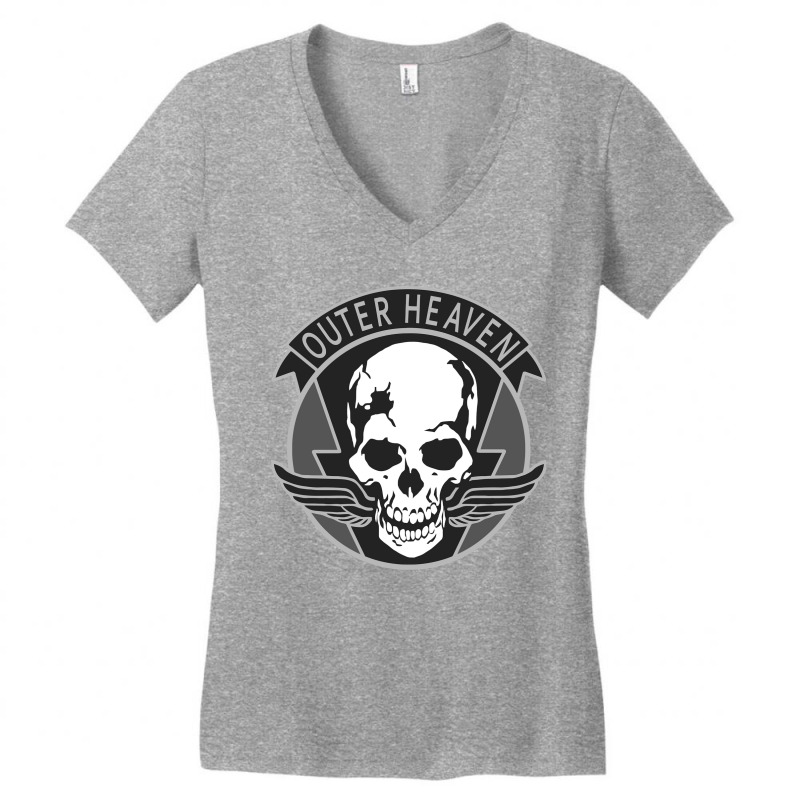 Metal Gear Solid Outer Heaven Women's V-Neck T-Shirt by cm-arts | Artistshot