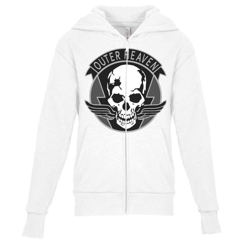 Metal Gear Solid Outer Heaven Youth Zipper Hoodie by cm-arts | Artistshot