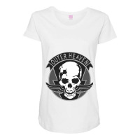 Metal Gear Solid Outer Heaven Maternity Scoop Neck T-shirt | Artistshot