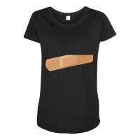 Bandage Mouth Maternity Scoop Neck T-shirt | Artistshot