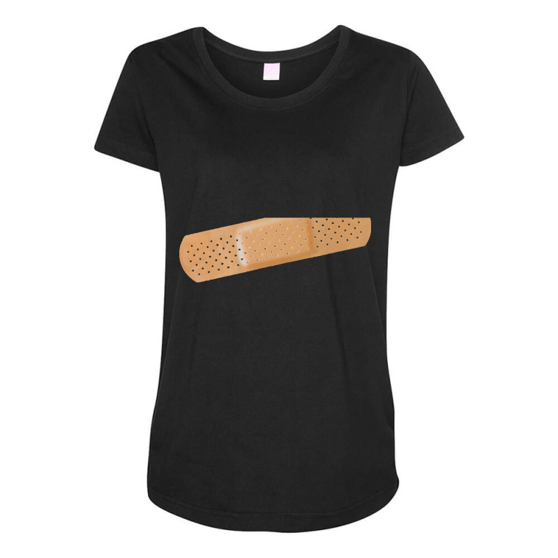 Bandage Mouth Maternity Scoop Neck T-shirt by macklinsampson | Artistshot