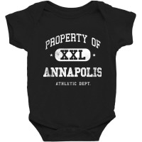 Annapolis Vintage Distressed College Property Xxl Baby Bodysuit | Artistshot